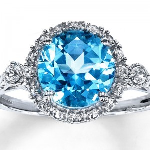 Collier pendentif saphir clair avec bijoux fantaisie en argent sterling