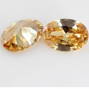 Collier pendentif en argent 925 avec cristaux synthétiques champagnly synthétiques