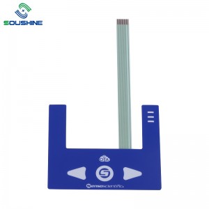 Interrupteur à membrane OEM personnalisé avec LED