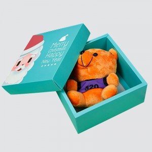 Boîte-cadeau personnalisée de dessin animé de vacances de Noël et nouvel an