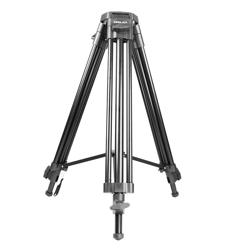 KINGJOY VT-2500 Kit professionnel de trépied vidéo en alliage Mg-Al à 3 sections pour caméscope