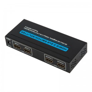 Prise en charge du commutateur V2.0 HDMI 2x2 \/ Splitter 3D Ultra HD 4Kx2K @ 60Hz HDCP2.2