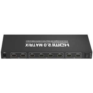 Prise en charge de la matrice 4x4 HDMI 4x4 Ultra HD 4Kx2K @ 60Hz HDCP2.2 18 Gbps