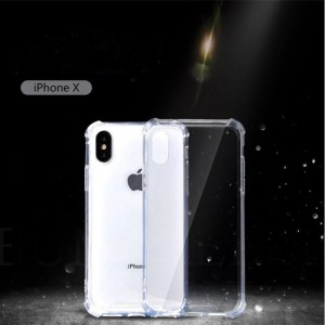 iPhone X \/ iPhone XS TPU + Housse de protection pour téléphone portable transparente et anti-impact