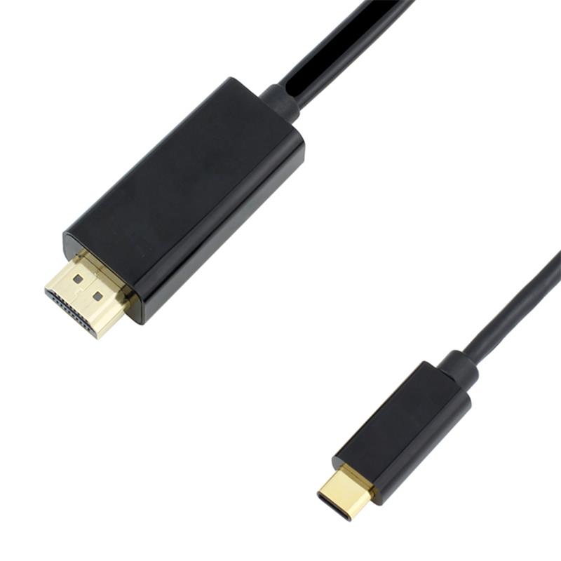 Câble USB C à HDMI de 6 pieds (4K @ 60Hz), câble USB de type C à HDMI [compatible Thunderbolt 3] pour MacBook Pro 16 '' 2019/2018/2017, MacBook Air / iPad Pro 2019/2018, Surface Book 2, Samsung S10 , et plus