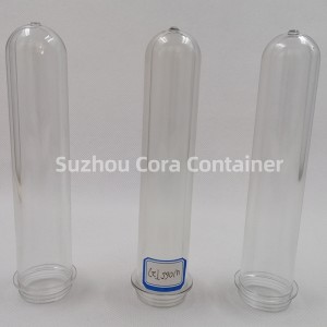 Préforme d'animal familier Plasitc de taille de cou de 32g de 27mm 65g pour l'huile de boisson de l'eau