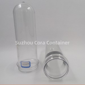 Préforme d'animal familier de Plasitc de taille de cou de 55mm 156g pour l'huile de boisson de l'eau