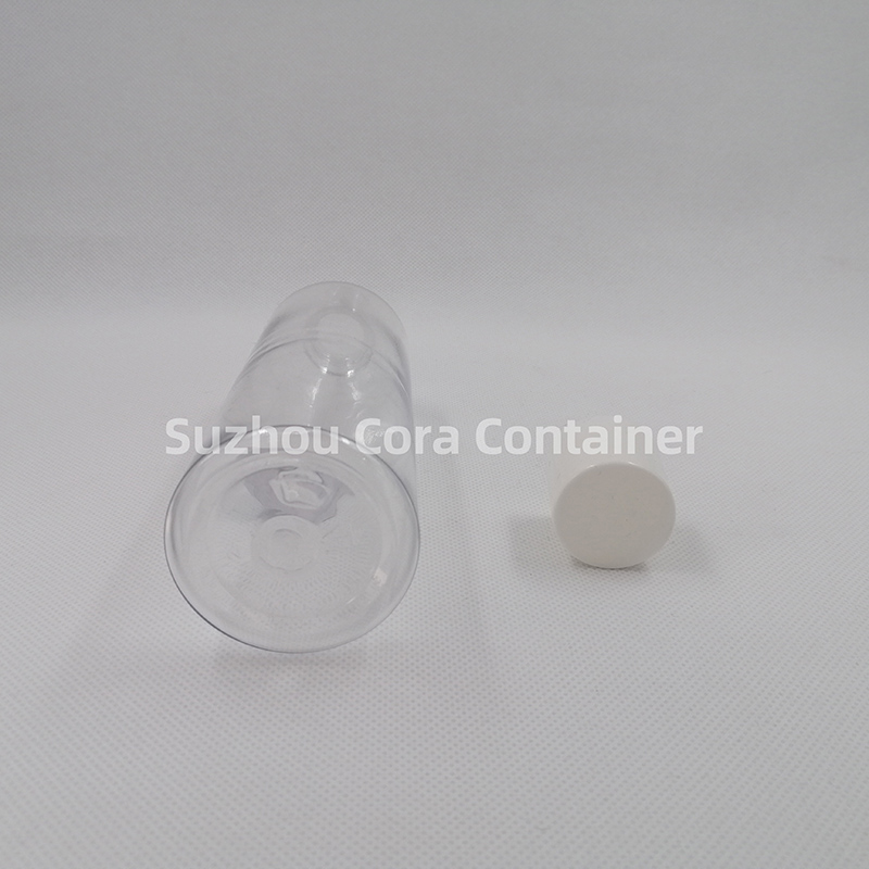 Bouteille de maquillage en plastique de la taille du cou de 270ml, avec couvercle rotatif