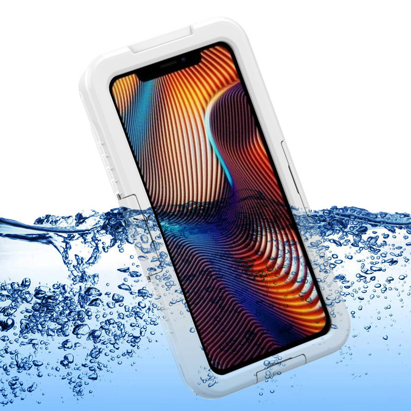 Best Waterproof Dust Resistance Snow iPhone xr box (White)