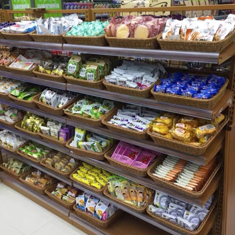 Panier d'affichage de supermarché