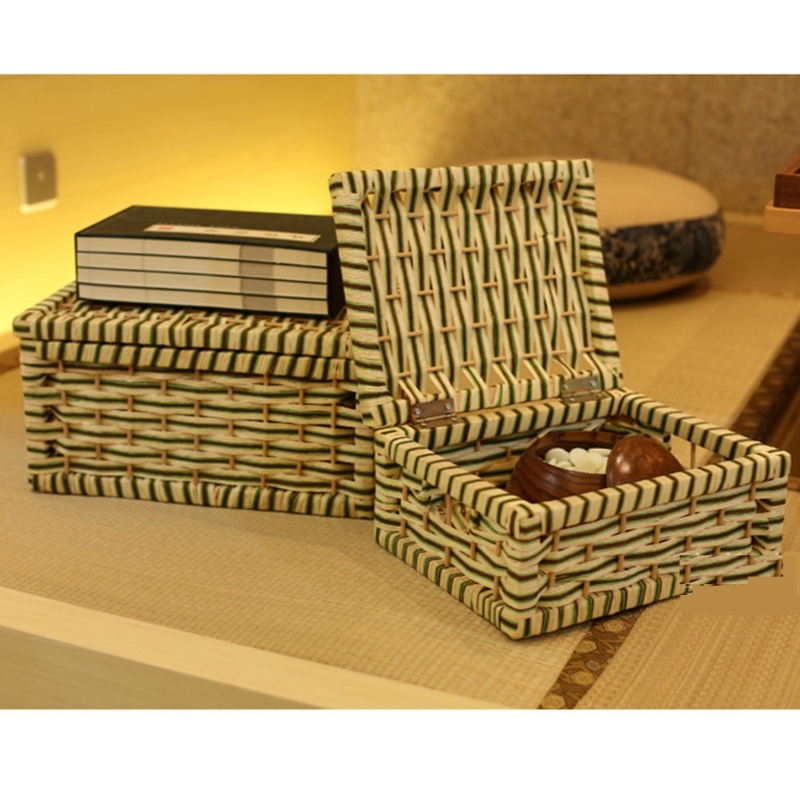 Panier de stockage avec couvercle