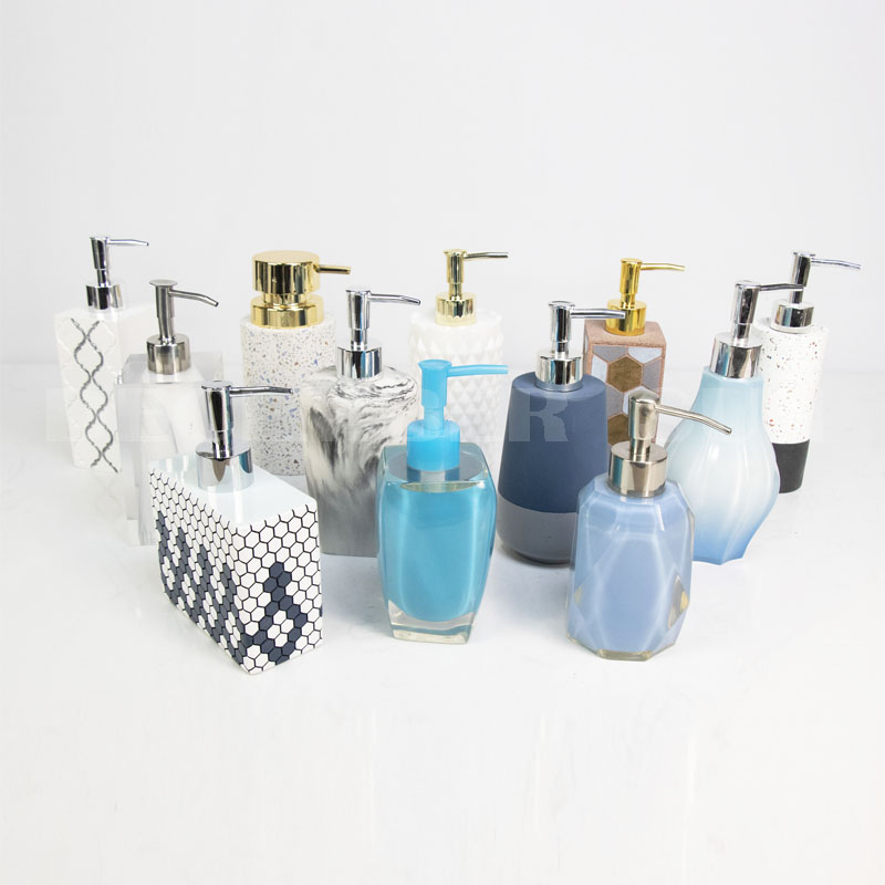 Distributeur de savon liquide moderne en résine