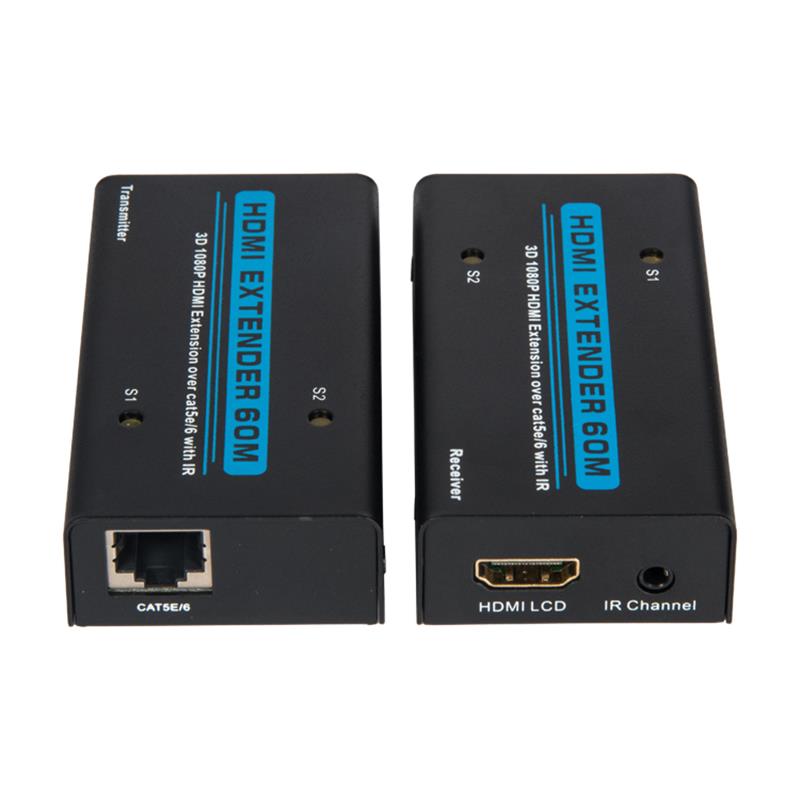 V1.3 amplificateurs HDMI, 60 mètres, câbles de type 5e / 6, supportant l 'infrarouge, 1080P