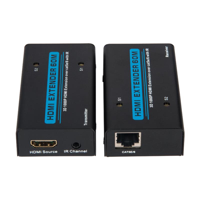 V1.3 amplificateurs HDMI, 60 mètres, câbles de type 5e / 6, supportant l 'infrarouge, 1080P