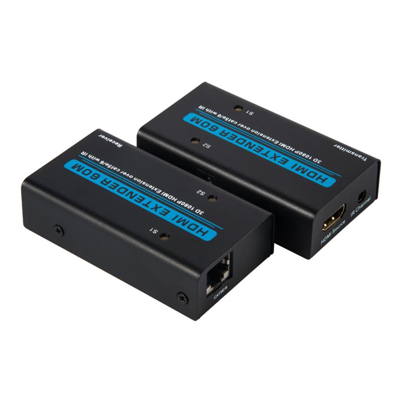 V1.3 amplificateurs HDMI, 60 mètres, câbles de type 5e / 6, supportant l 'infrarouge, 1080P