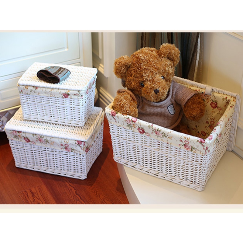 Panier de rangement de bureau fait à la main