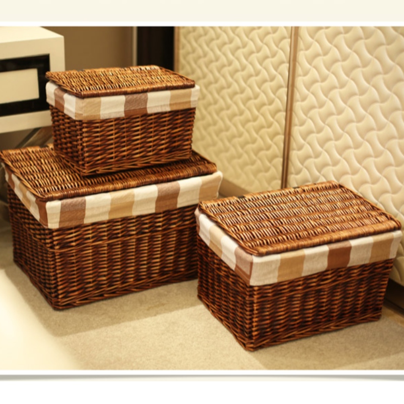 Panier de rangement en osier