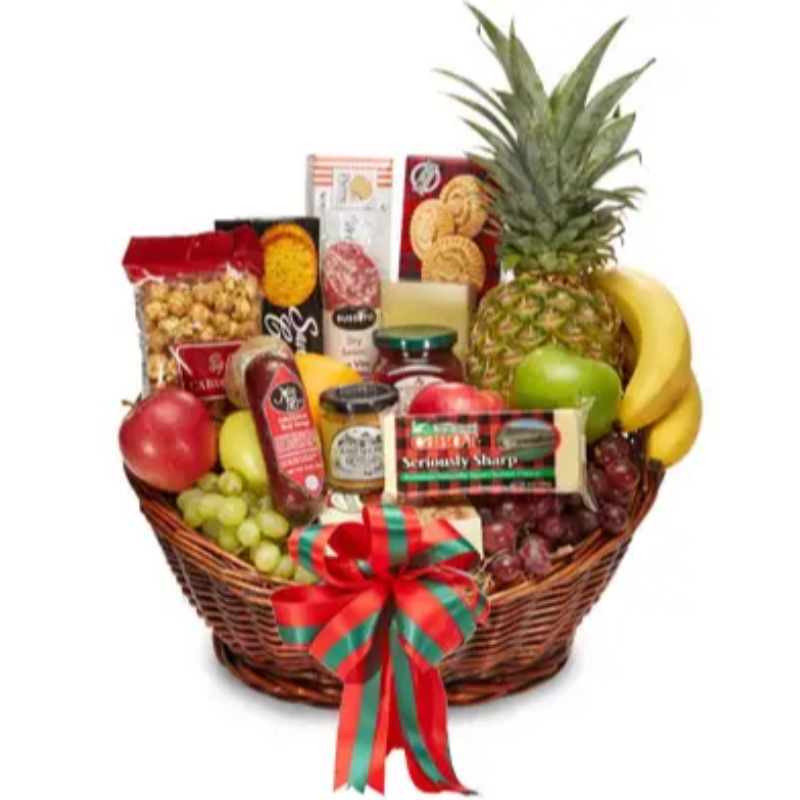 Panier-cadeau de Noël