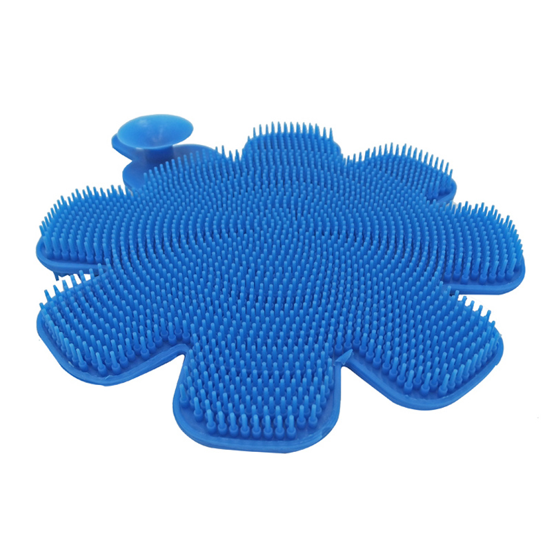 Hot-Sale Bol de nettoyage Lavage Forme de fleur Silicone Cuisine Nettoyage Brosse à vaisselle