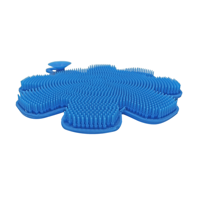 Hot-Sale Bol de nettoyage Lavage Forme de fleur Silicone Cuisine Nettoyage Brosse à vaisselle