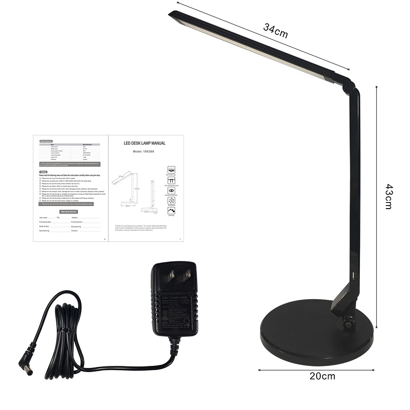 183 lampe de table de lecture de haute qualité par le biais de ce / Red / rohs / erp / en62471 / en62133 LED