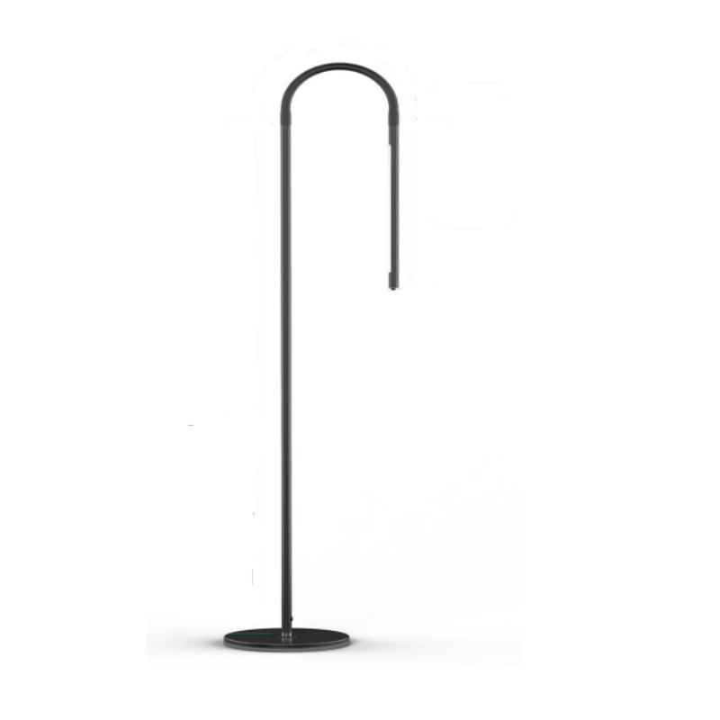 5118 moderne salon décoratif luminaire Black Metal LED lampadaire