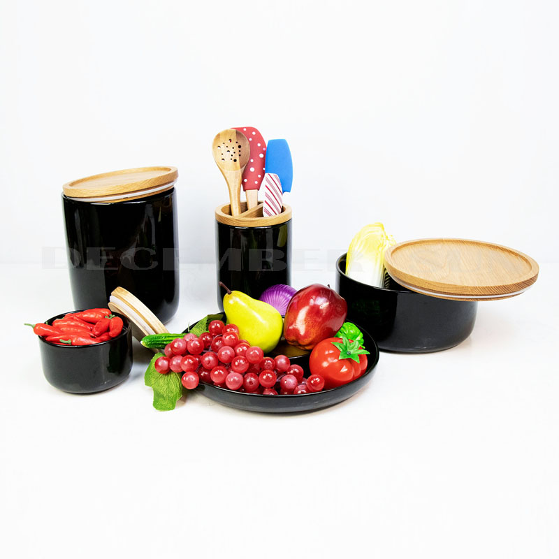 BLACK CERAMIC Cover Kitchen Parts