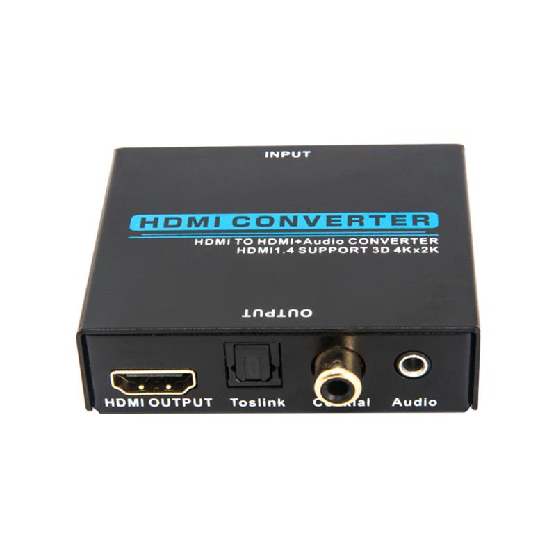 V1.4 Extracteur audio HDMI HDMI vers HDMI + convertisseur audio Prise en charge 3D Ultra HD 4Kx2K @ 30Hz