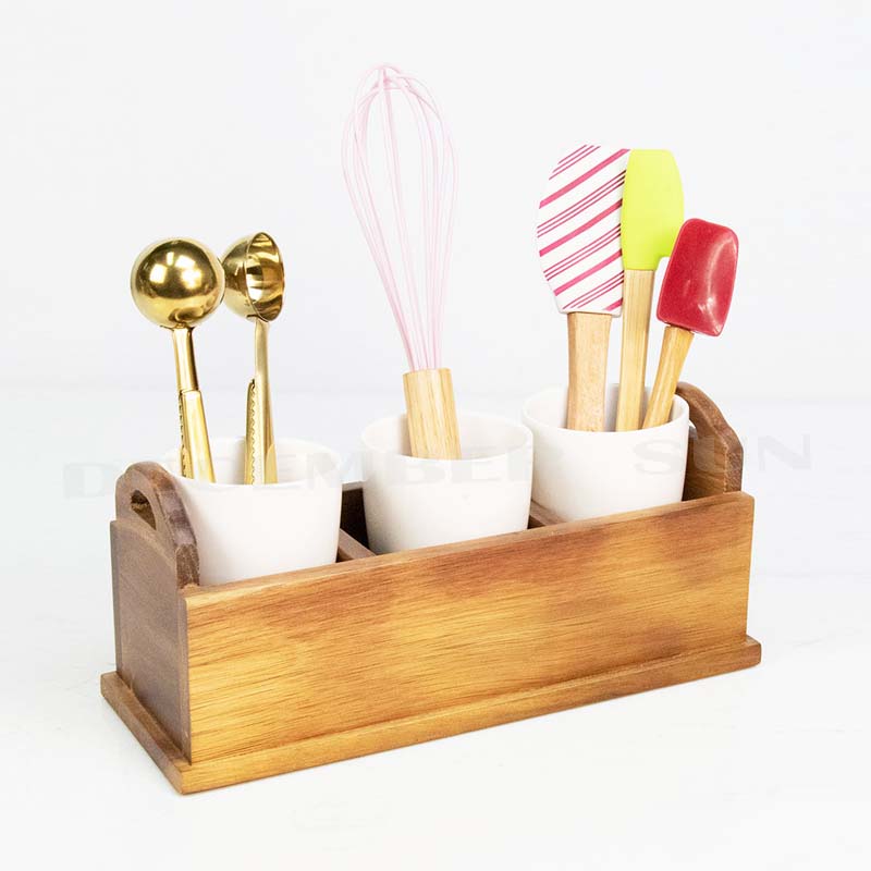 Outil et support d'ustensiles de cuisine conviviaux