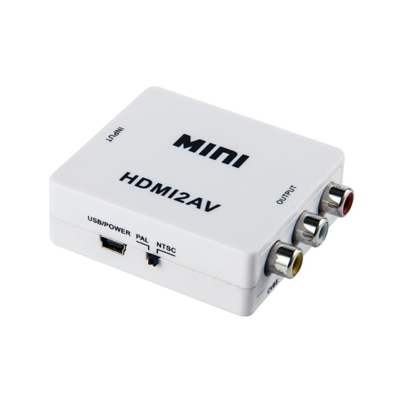 Convertisseur HDMI vers AV / RCA mini-taille 1080P