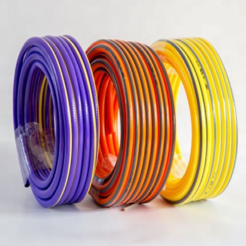 2019 hotsale bonne qualité coloré fibre flexible tressé renforcer en plastique pvc tuyau de jardin