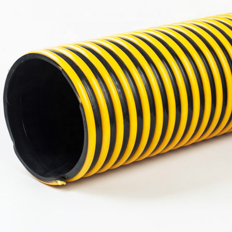 Tuyau d'aspiration ondulé coloré de bonne qualité \/ tuyau d'aspiration en pvc flexible \/ tuyau d'eau
