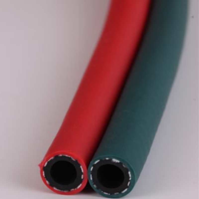 Plastique 8 mm flexible double soudé poly air gaz tuyaux goutte à goutte avec raccord de tuyau upvc