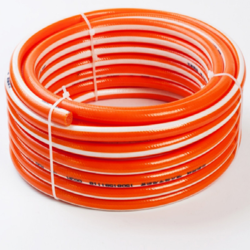 Usine directe de tuyau de gaz de gpl tressé par PVC coloré d'air