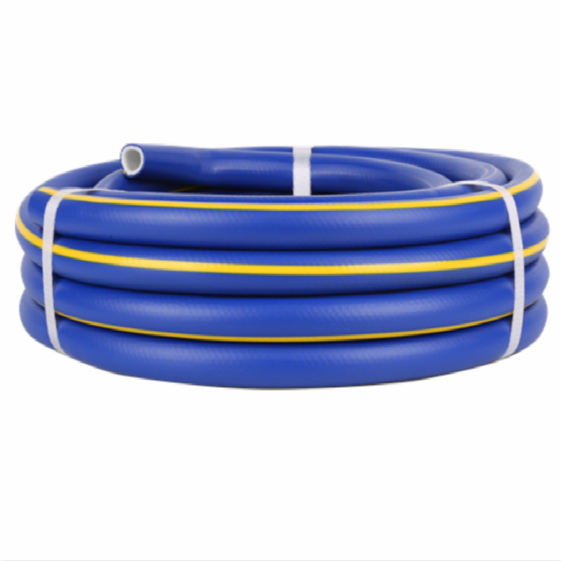 Tuyau d'eau 3 couches tressé coloré avec ligne jaune PVC Superflex