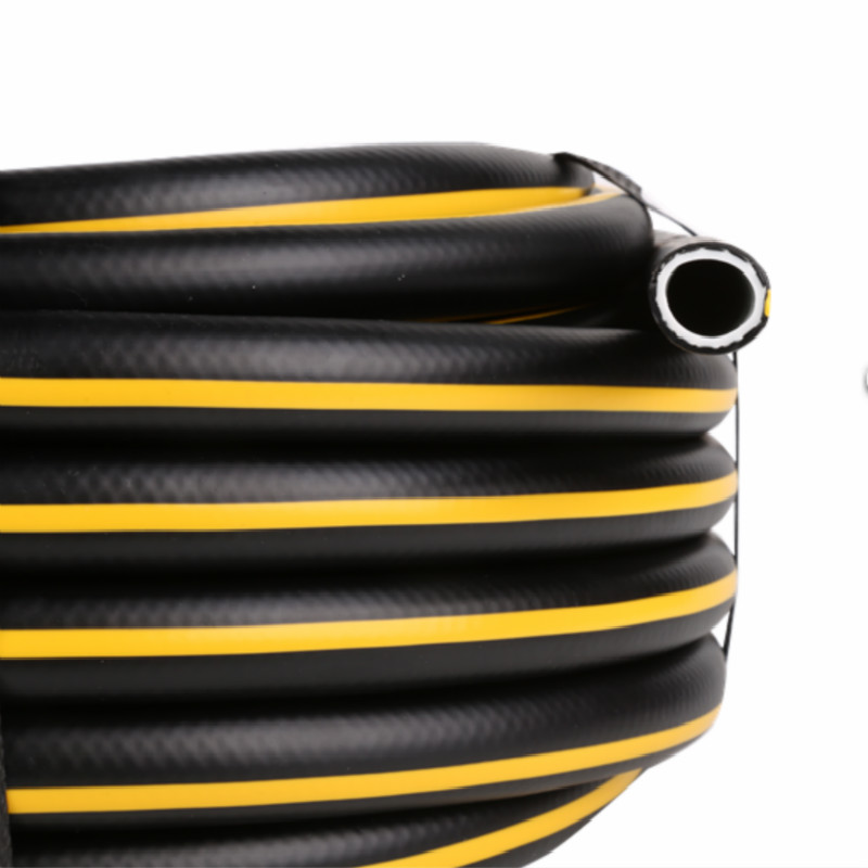 Tuyau flexible en pvc d'eau de jardin tressé coloré à 3 couches