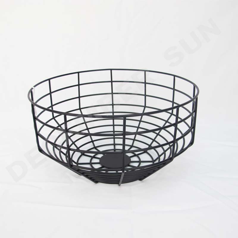 Corbeille à fruits ronde en métal