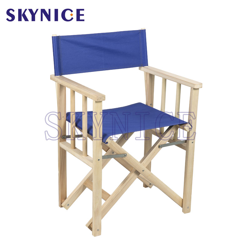 Chaise de plage pliante en bois portable