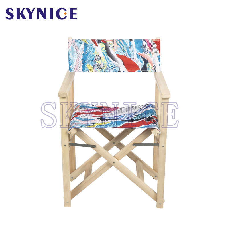 Chaise de plage pliante en bois