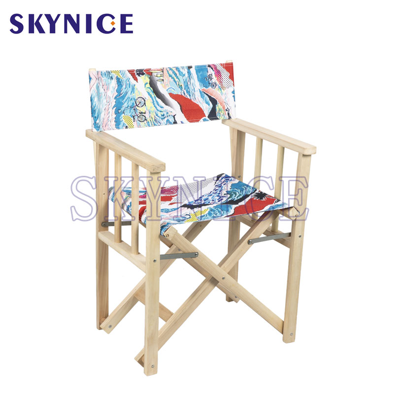 Chaise de plage pliante en bois