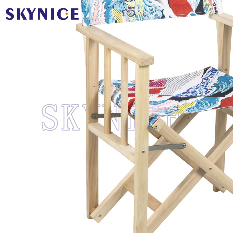 Chaise de plage pliante en bois