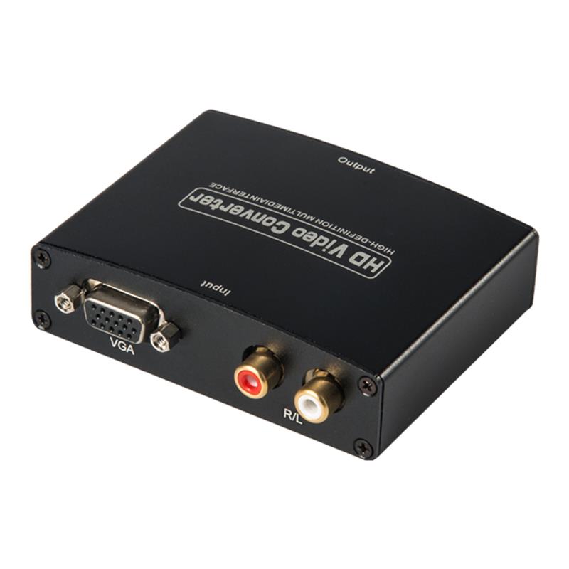 Convertisseur audio VGA + R / L vers HDMI 1080P