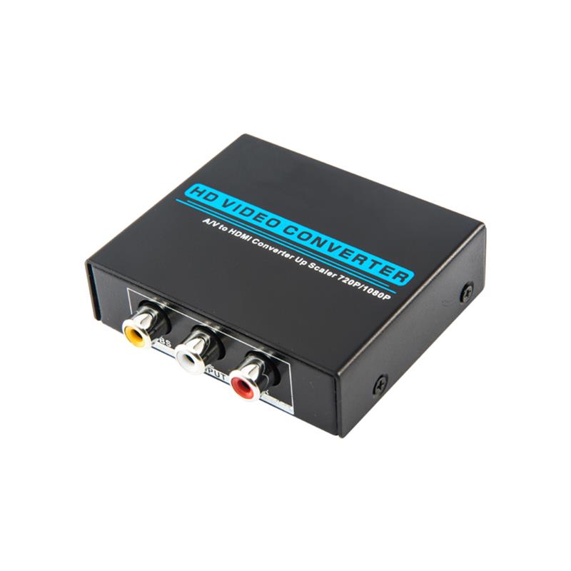 Convertisseur AV / CVBS vers HDMI + AUDIO (Up Scaler 720P / 1080P)