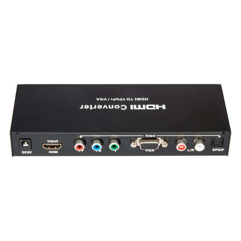 Convertisseur HDMI vers YPbPr / VGA + SPDIF 1080P