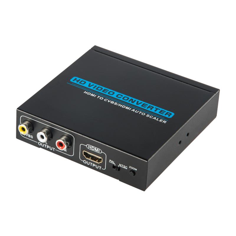 Convertisseur HDMI vers CVBS / AV + HDMI CONVERTER 1080P