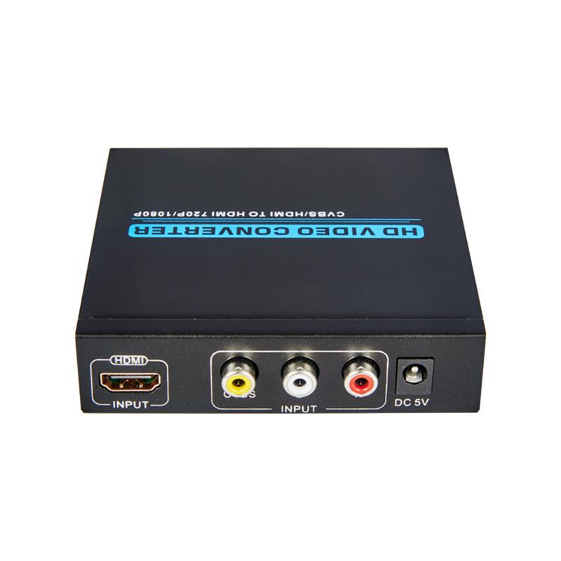 AV / CVBS + HDMI À HDMI CONVERTER UP SCALER (720P / 1080P)