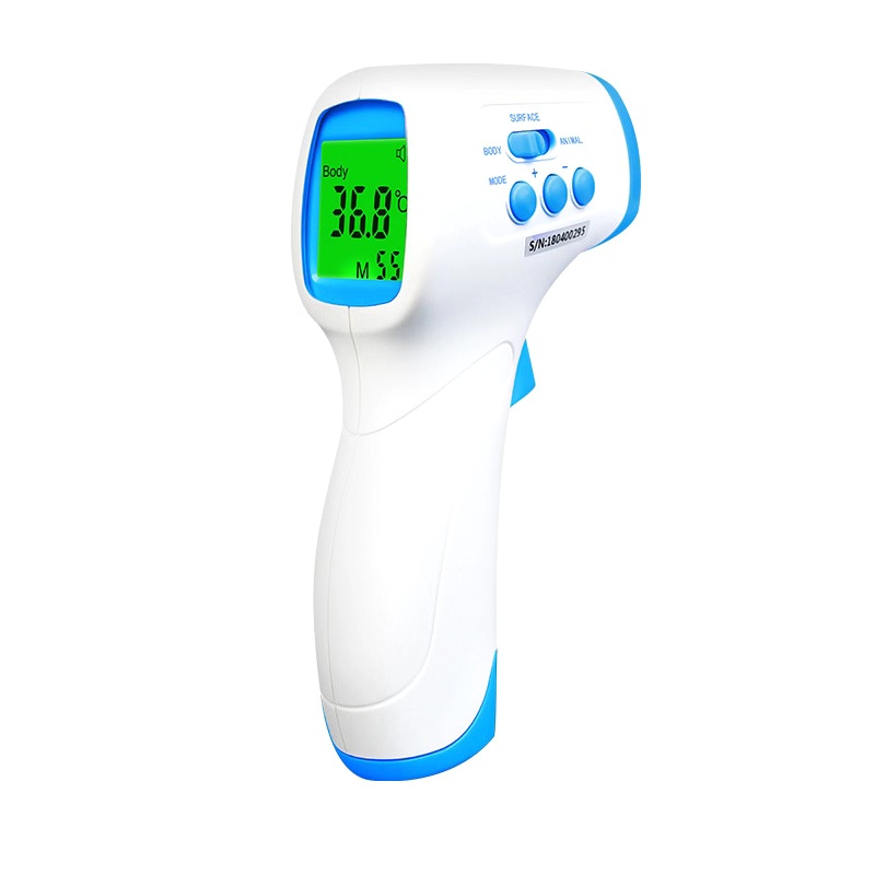 Thermomètre numérique infrarouge pour bébé LCD Type de pistolet sans contact IR Testeur de température de surface corporelle frontale