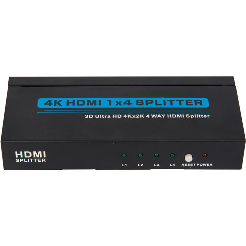 4K 4 ports HDMI 1x4 Splitter Support 3D Ultra HD 4Kx2K / 30Hz