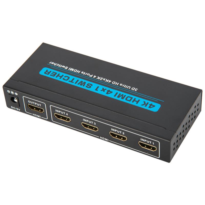 V1.4 4K / 30Hz HDMI 4x1 Switcher Support 3D Ultra HD 4K * 2K / 30Hz