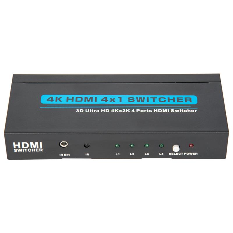 V1.4 4K / 30Hz HDMI 4x1 Switcher Support 3D Ultra HD 4K * 2K / 30Hz